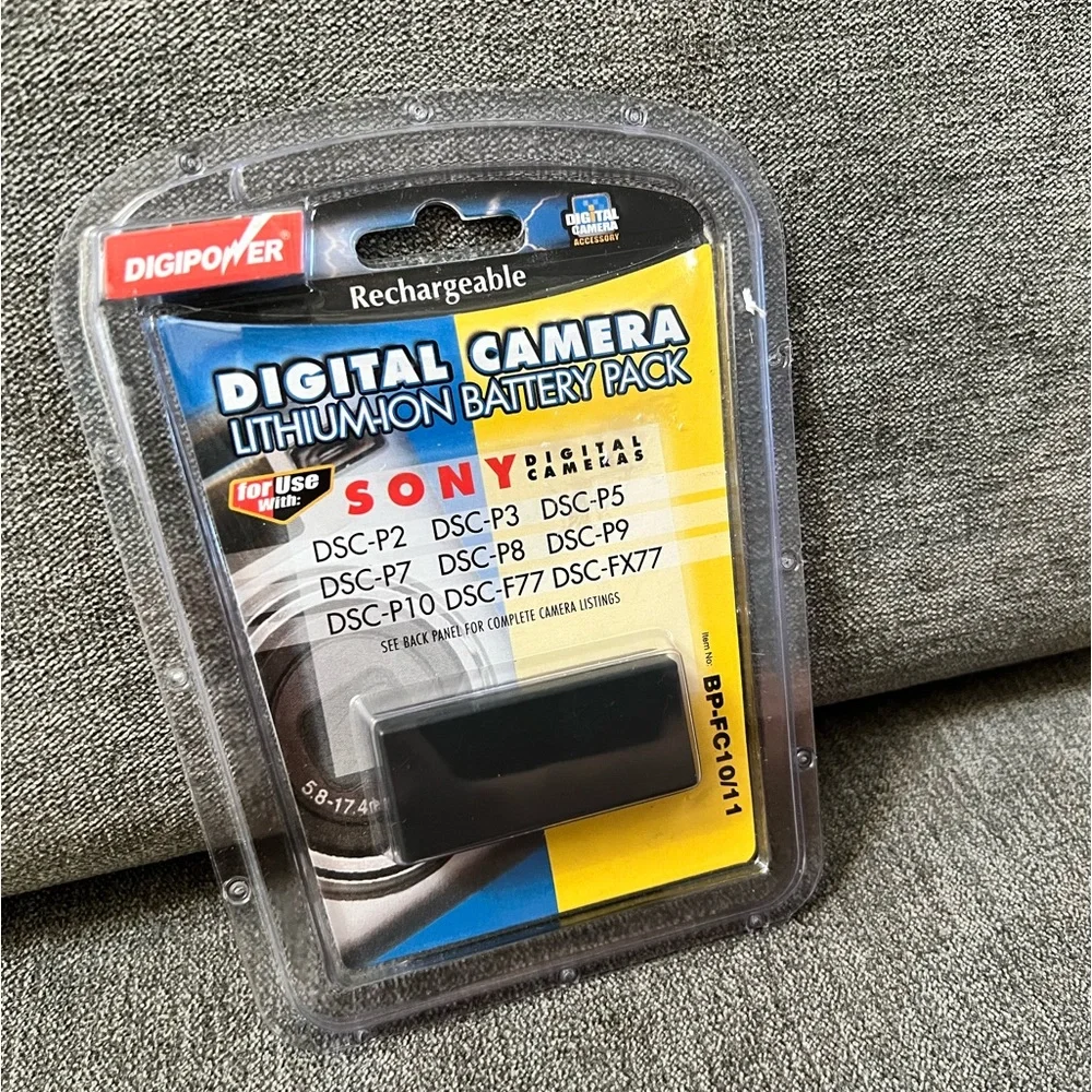 Digipower SONY BF- FC10/11  Lithium-ion Series Battery Pack: DSC‎ Rechargeable